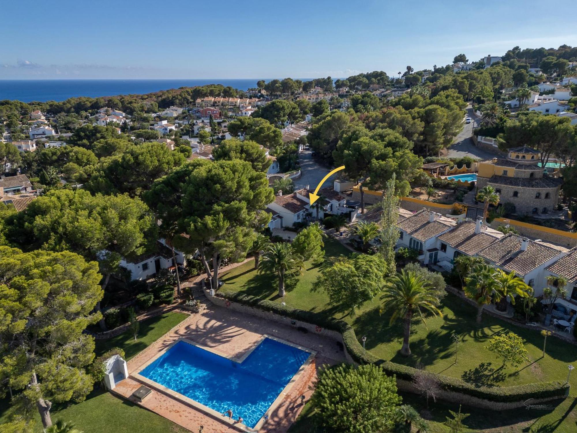 Bungalow Marquerite Moraira, 5 Minutes From Beach Теулада Экстерьер фото